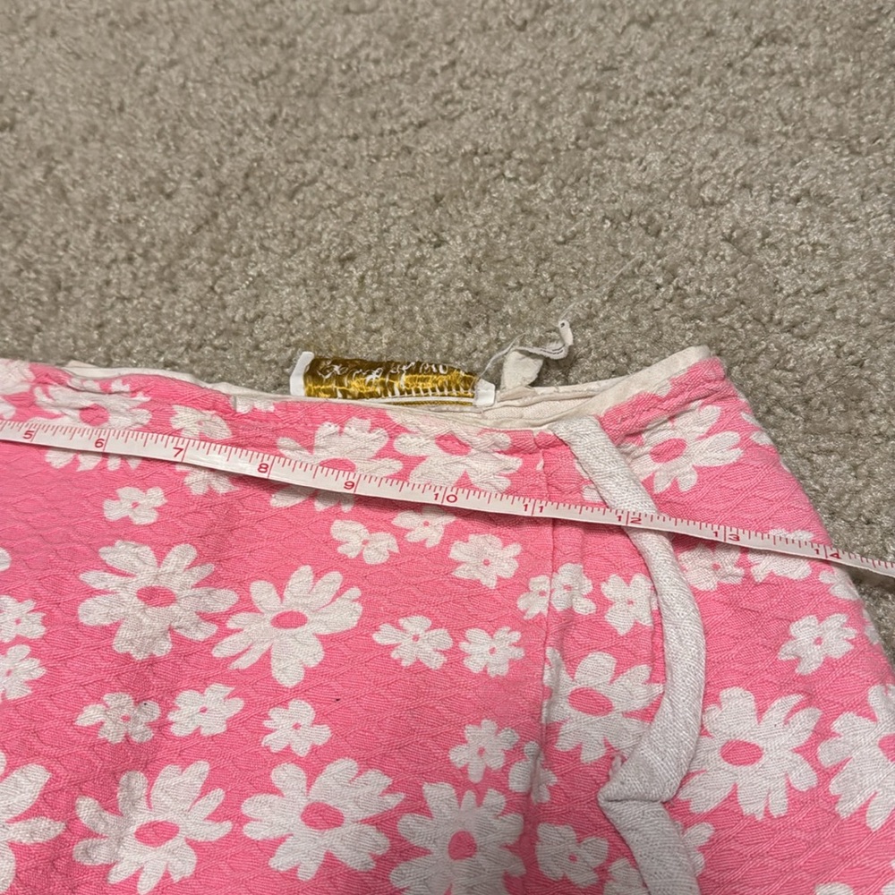 Vintage 70s Point of View Pink & White Flower Skort - Picture 10 of 11